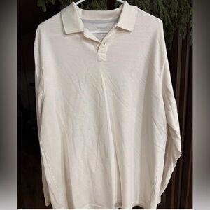 Roundtree & Yorke Men's Off-White Polo Shirt